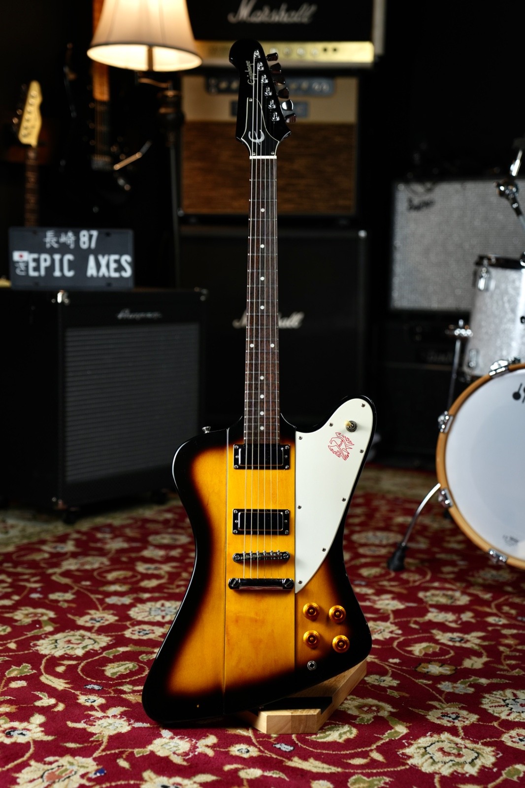 1999 Epiphone Firebird III, Made in Korea - Vintage Sunburst / Original Gig Bag