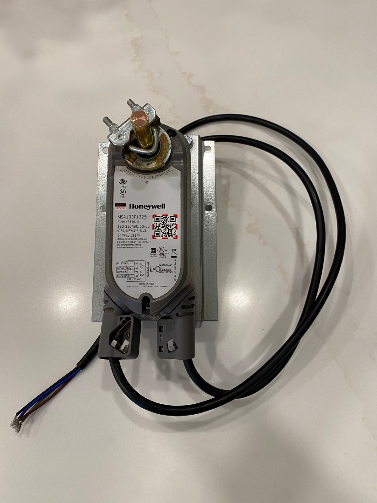Honeywell MS4103F1225 Actuator, Electric (NEW)