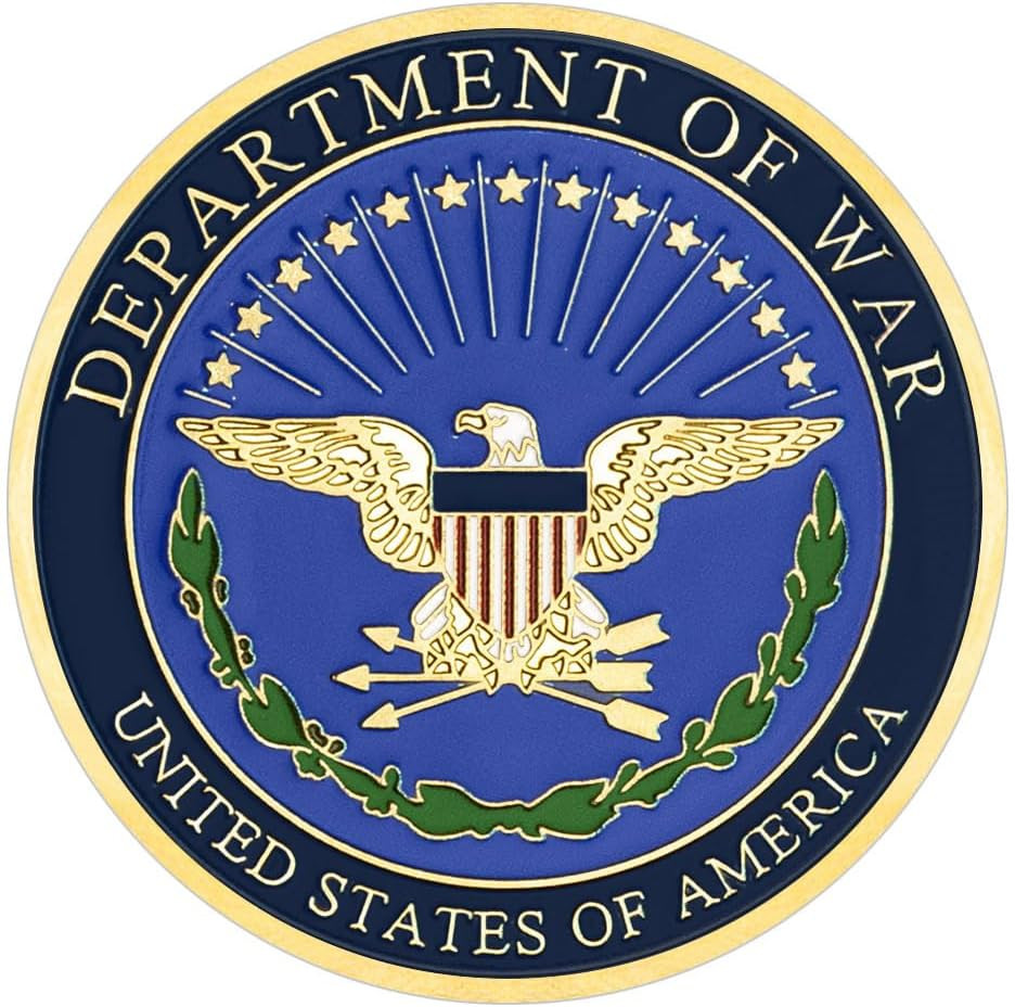Department of War Challenge Coin Advancing Peace through Strength Soldier Gradua