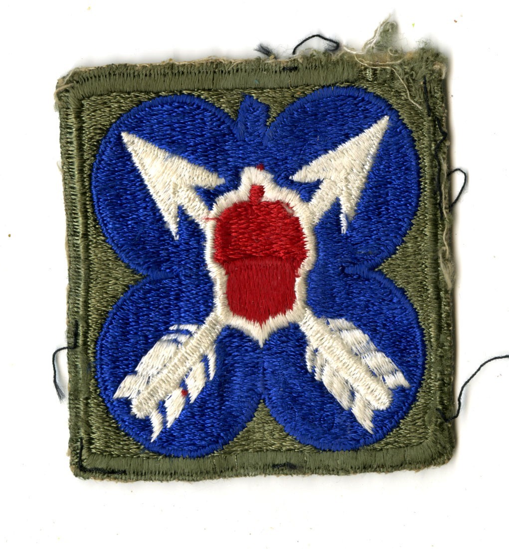 XXI Corps White Back Patch WWII Vintage France Germany Austria Europe