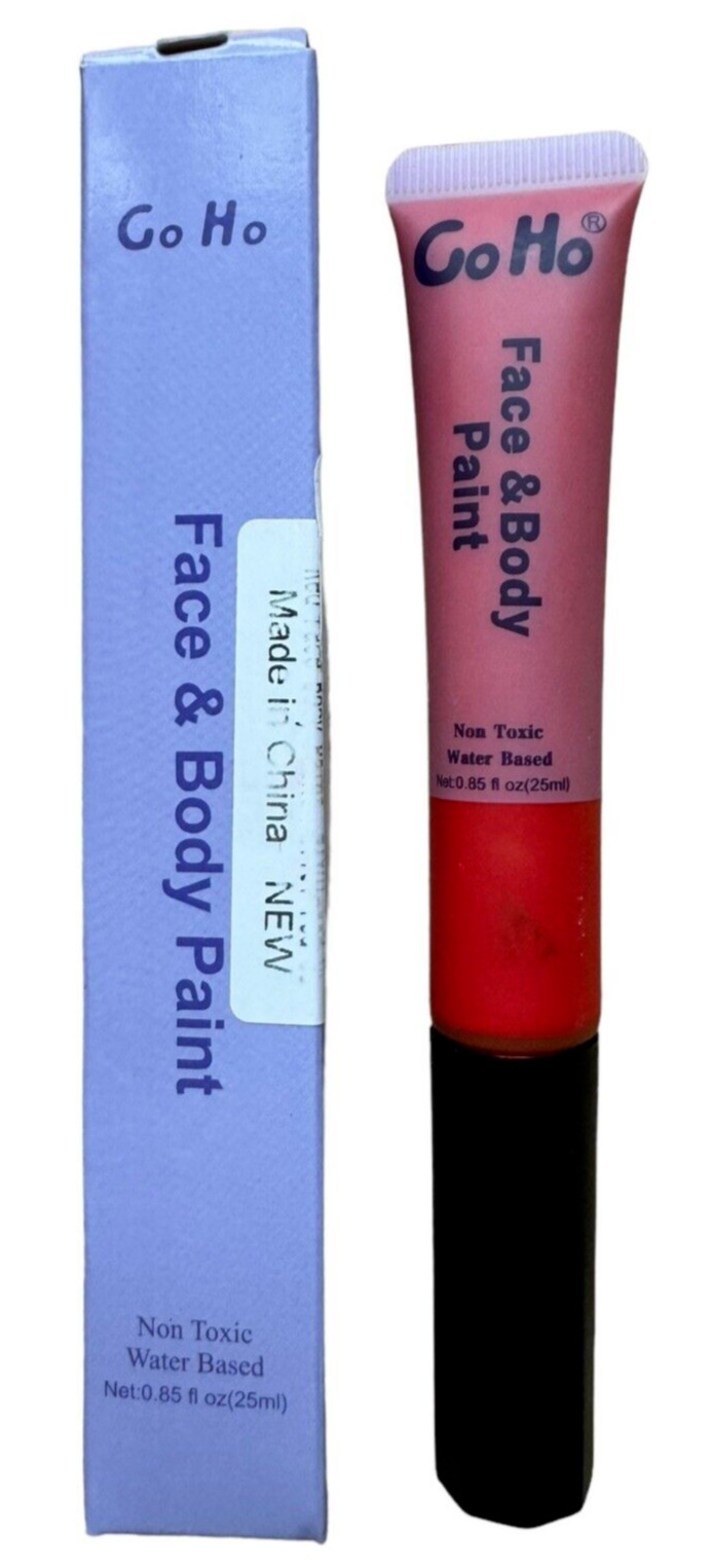 Non Toxic Water Based Face & Body Paint - Red - 0.85 oz - Ex: 8/26
