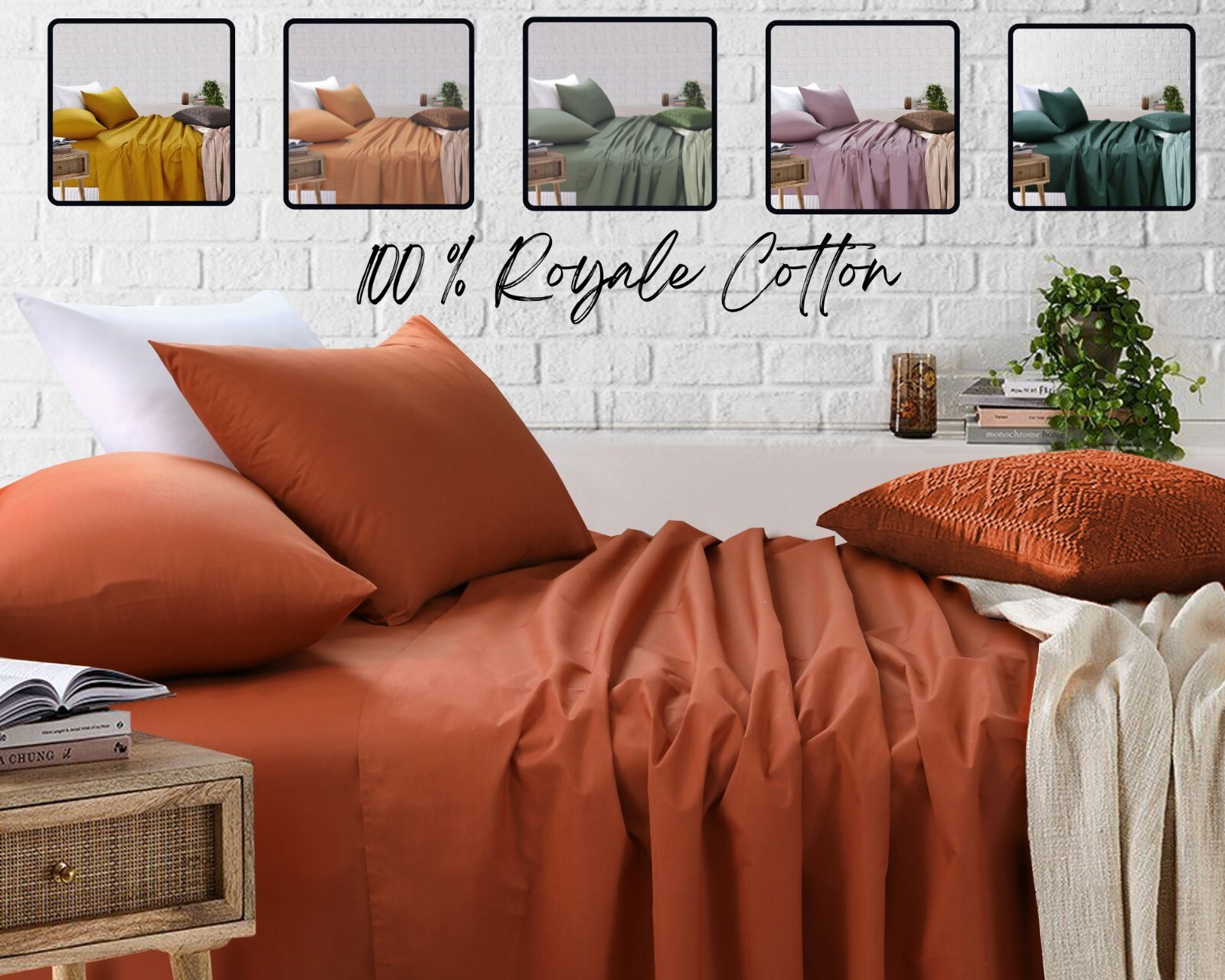 Bed Sheets Set Single Double King Queen King Single Super King Fitted Flat Sheet