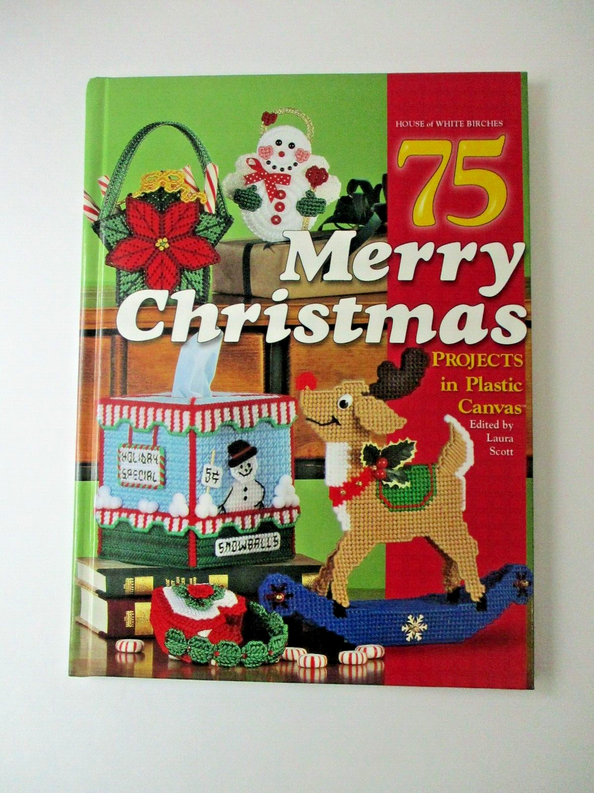 75 MERRY CHRISTMAS PROJECTS IN PLASTIC CANVAS HB MUST SEE! House birches