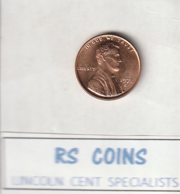 1971S  &  1973S    2 LINCOLN CENTS ~ CHOICE/GEM UNCIRCULATED -RS COINS FREE SHIP