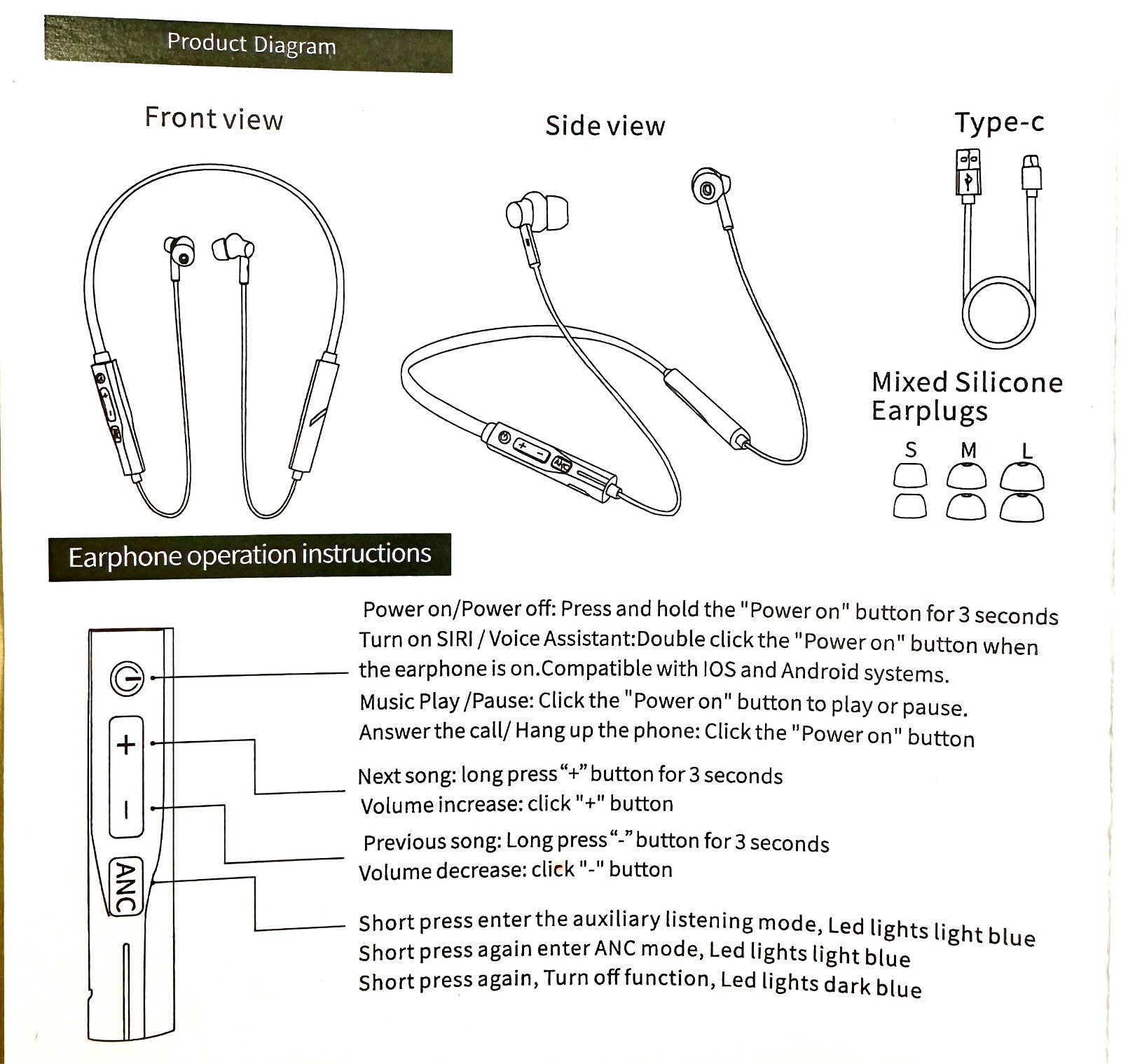 active noise cancelling bluetooth earbuds