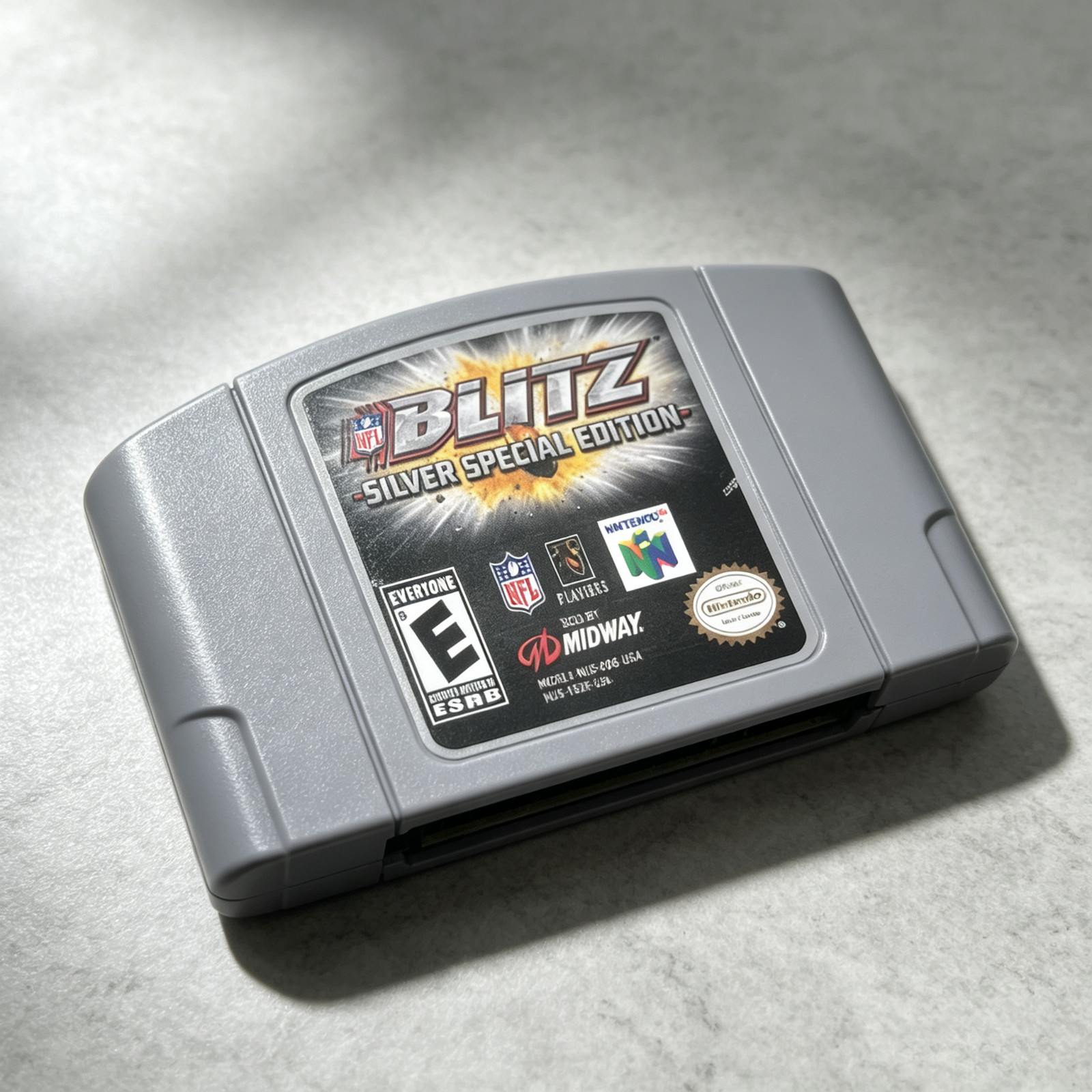 N64 NFL Blitz Silver Special Edition For Nintendo 64 US Version Fast Shipping