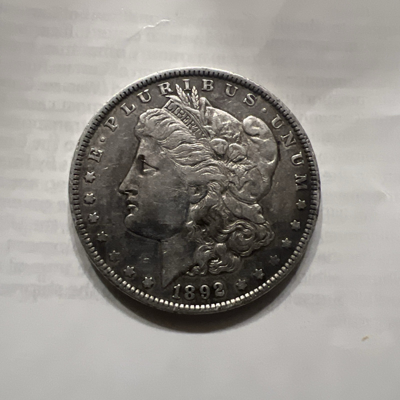 1892 $1 Morgan Silver Dollar   #1517