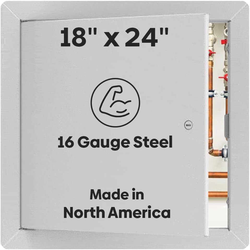 Best 18" X 24" Drywall Access Panel for Wall & Ceiling - Universal Flush Steel A