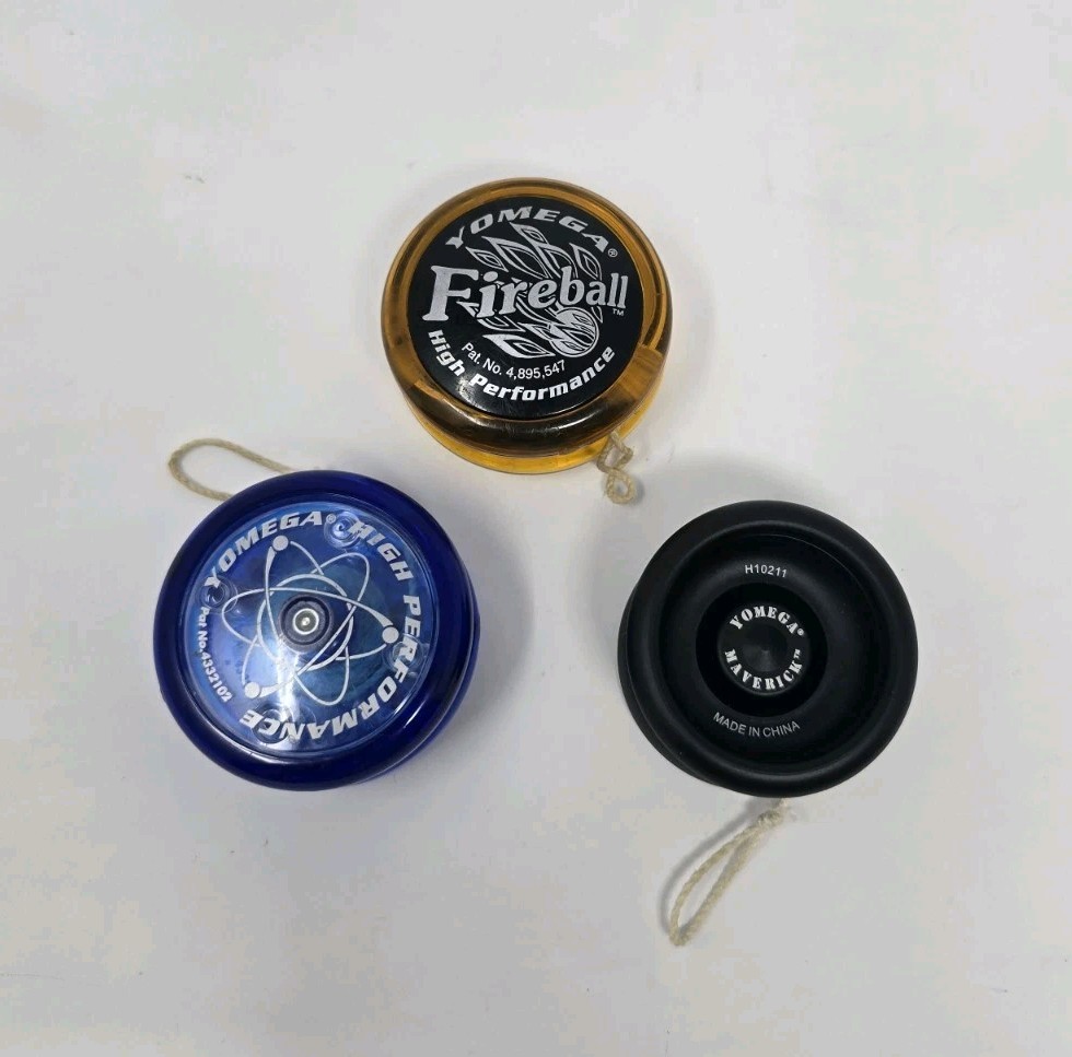 YOMEGA YO-YOS (Lot Of 3) Various Colors