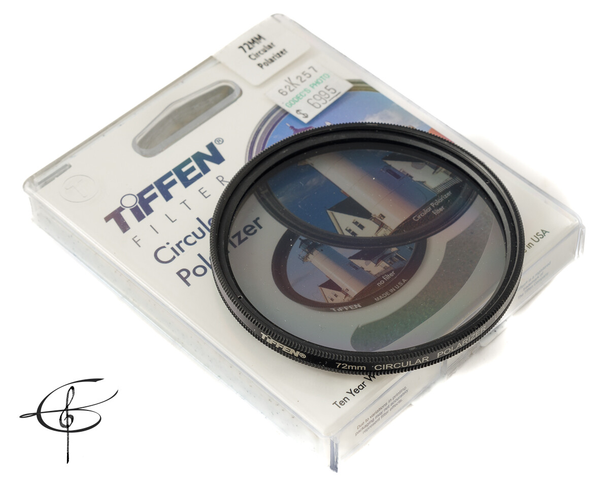 Tiffen Filter Circular Polarizer 72mm w ORIGINAL BOX VGC