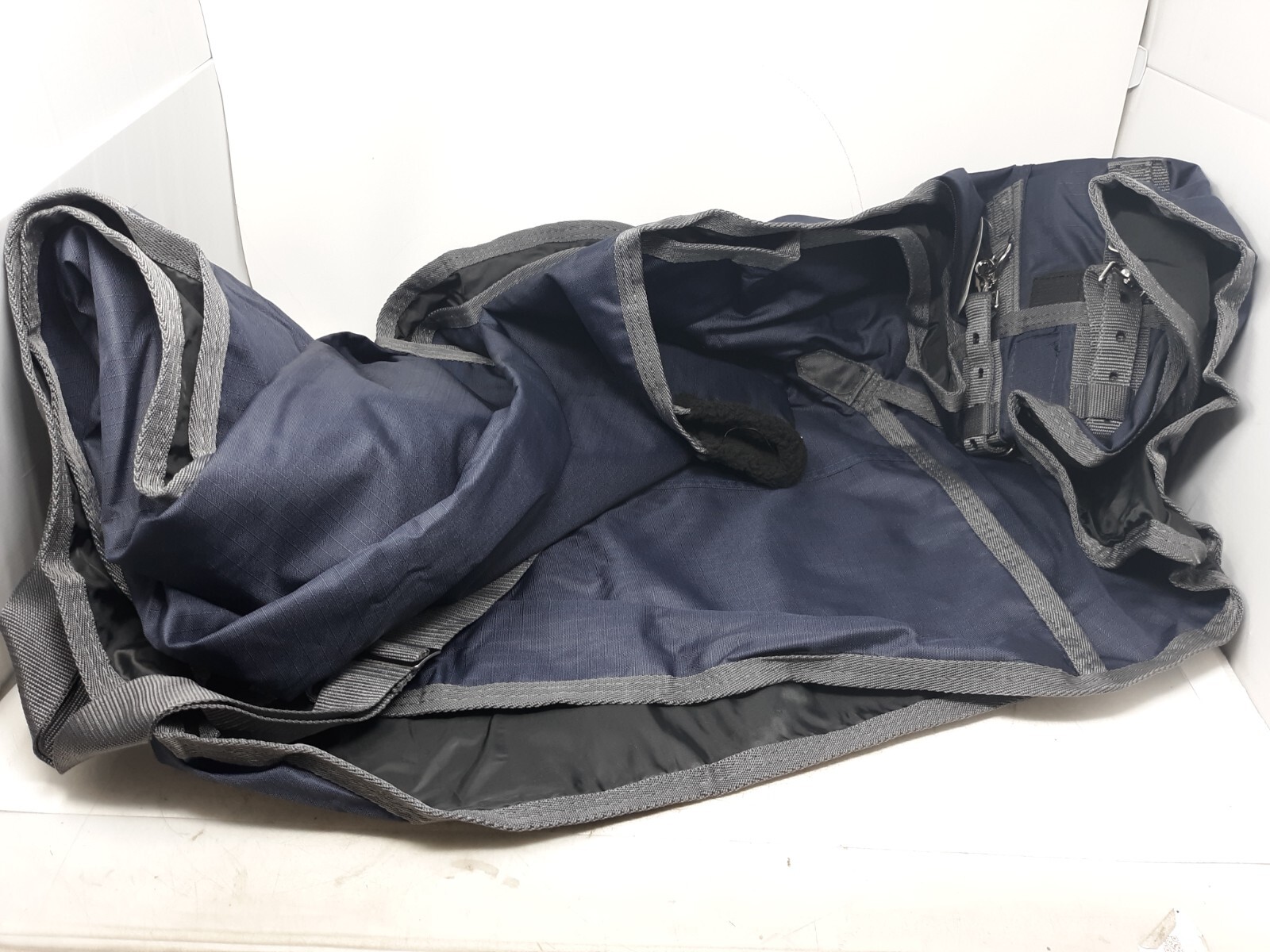 Gatsby Ripstop Waterproof Horse Blanket - Navy Blue, Durable Winter Turnout Shee