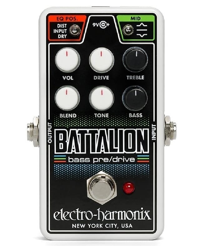 Electro-Harmonix Nano Battalion Bass Preamp and Overdrive *Free Shipping...