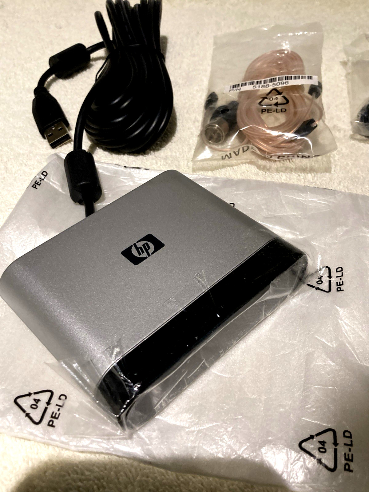 HP Media Center BUNDLE Remote Control Receiver + USB IR OVU400103/00 Wireless PC