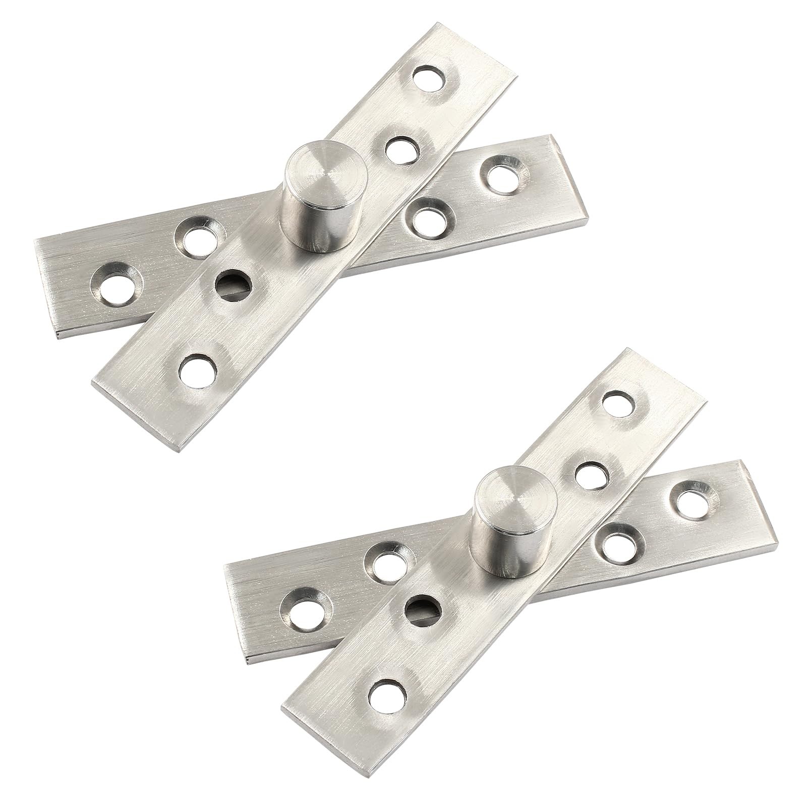 2pcs Center Pivot Hinge, Heavy Duty Pivot Hinge, 360 Rotating Hidden Door Hinges