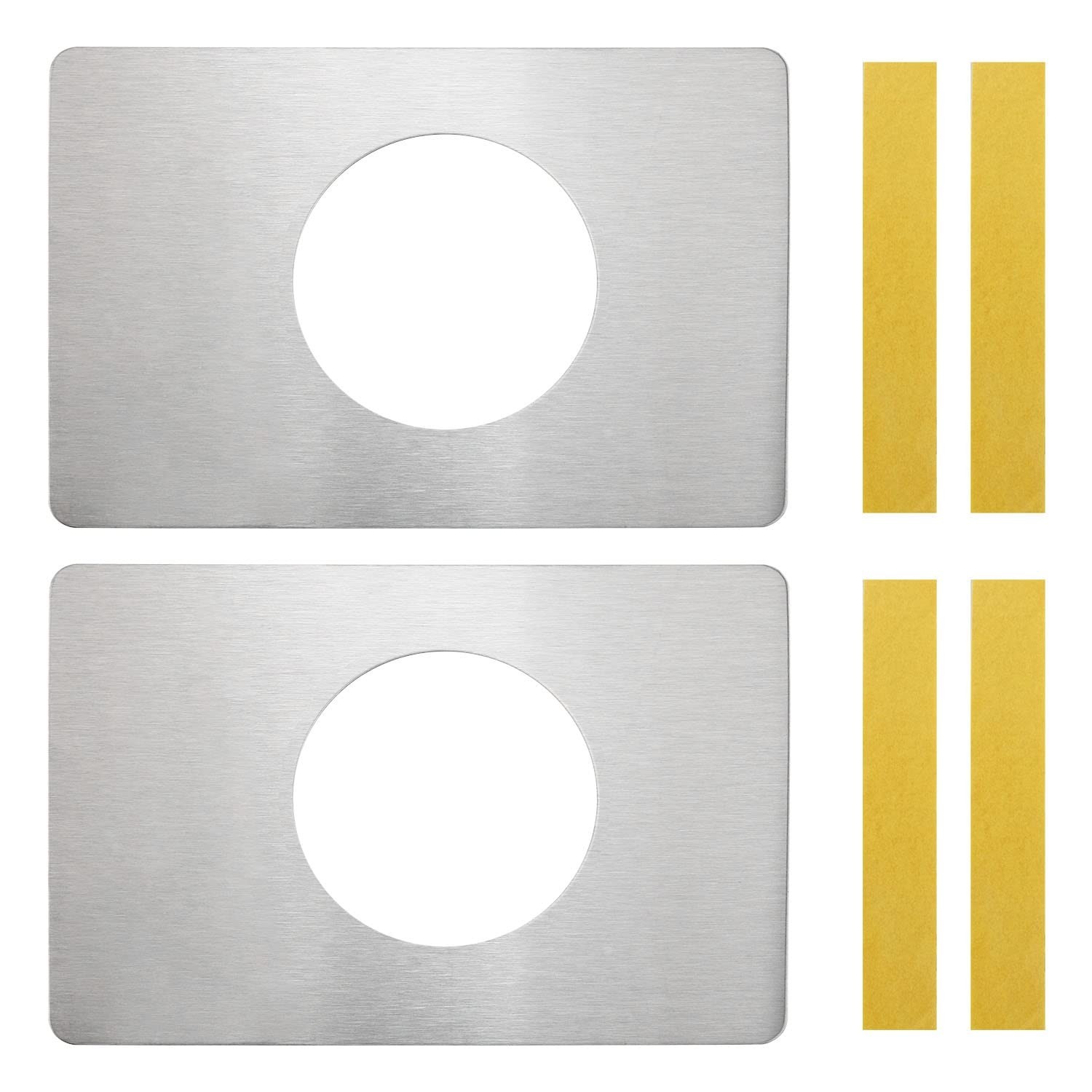 2PCS Door Reinforcement Plate, Door Lock Repair Plate, Door Knob/Lever/Deadbo...