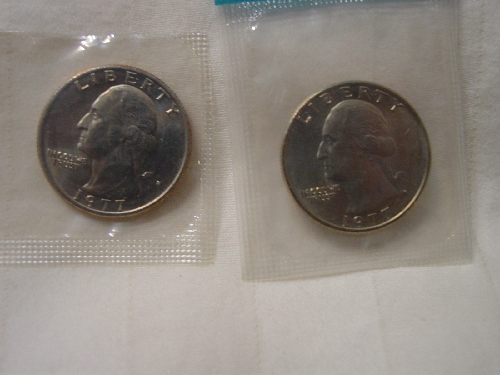 1977 D&P MINT Wrapped Uncirculated Washington Quarters. Super Nice Coins! 0 S&H