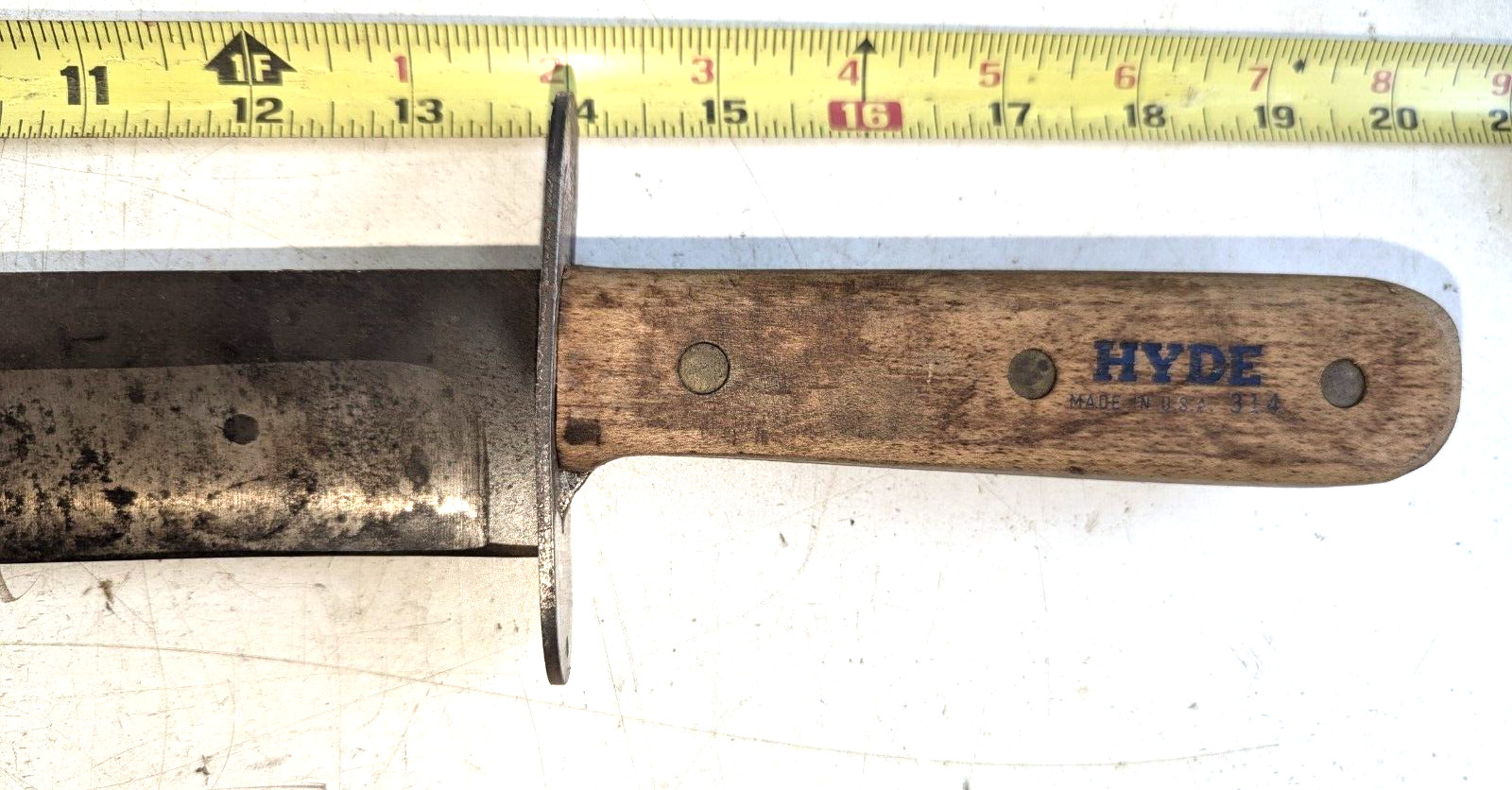 HYDE Made In USA No.314 Knife 14" BLADE