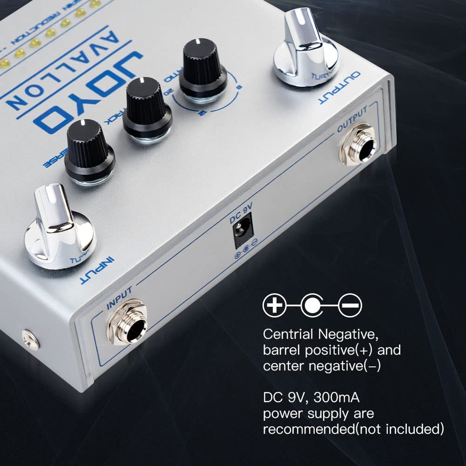 JOYO Compressor Effect Pedal with Precise Compression Knobs Adjusting Indepen...