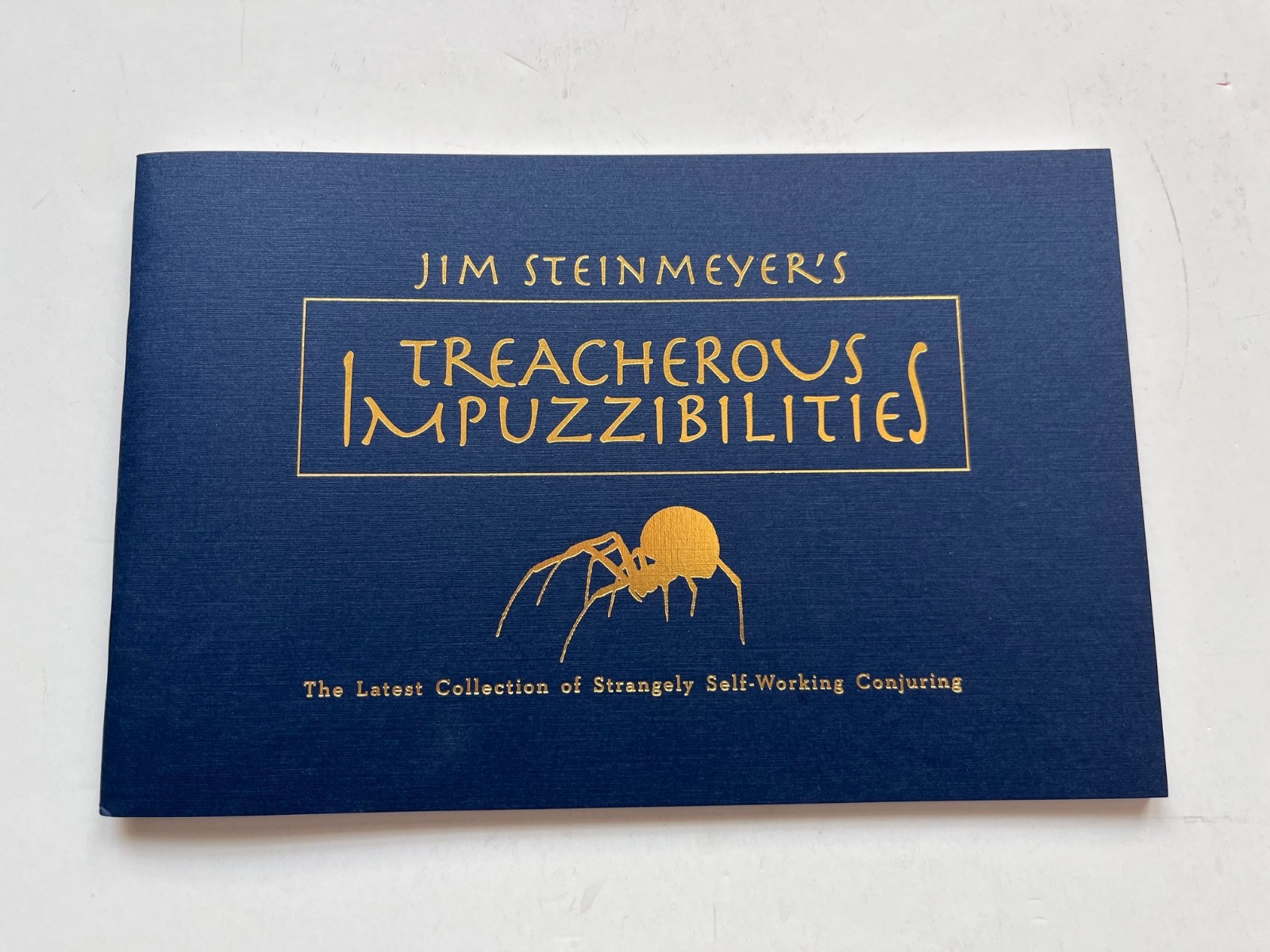 3 Magic Trick Books TREACHEROUS DEVILISH ENSUING IMPUZZIBILITIES Jim Steinmeyer
