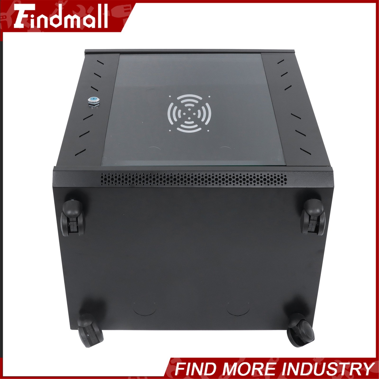 Findmall Wall Mount Network Server Rack Cabinet Enclosure 12U 15.5'' Deep
