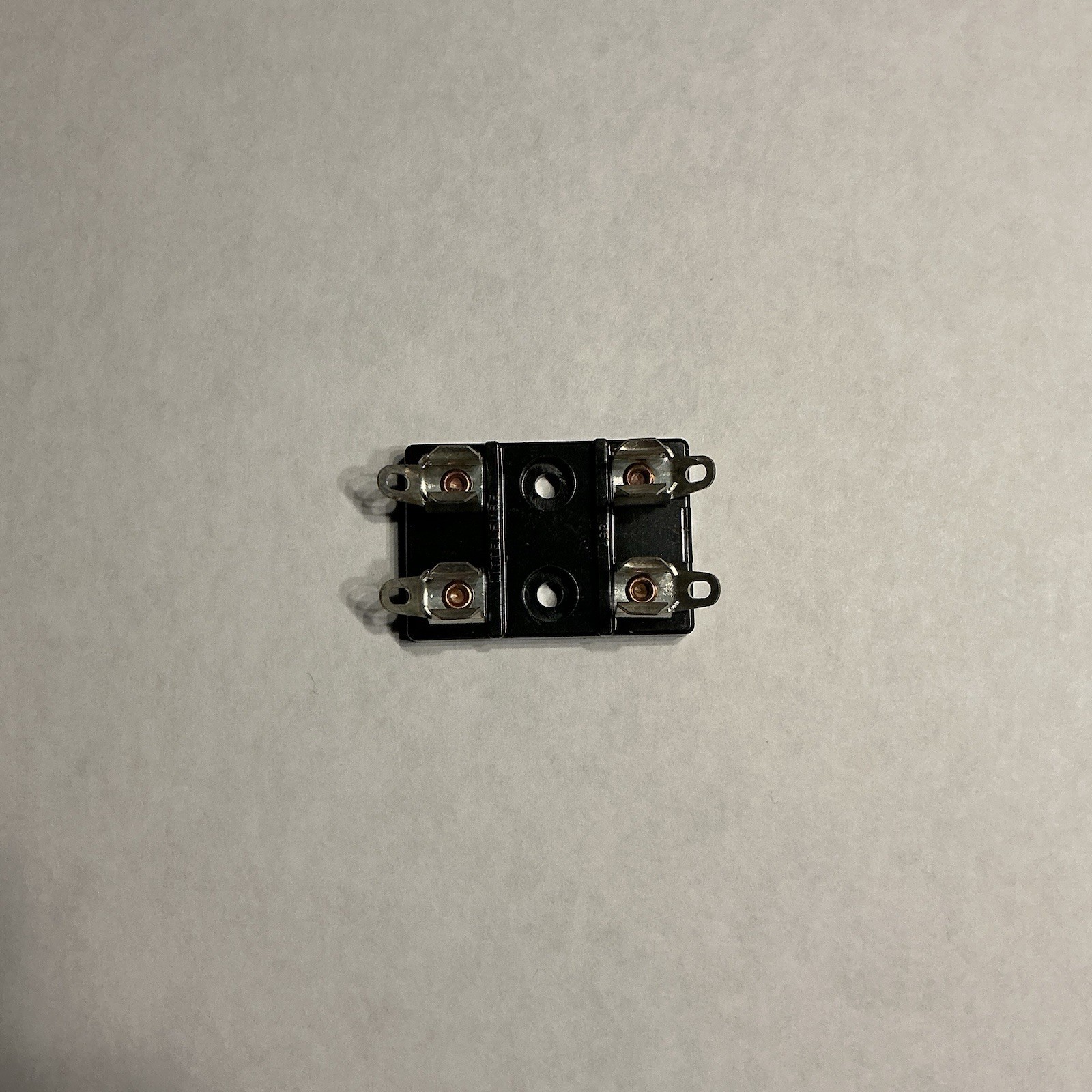 SURFACE MOUNT PINBALL MACHINE FUSE HOLDER - DUAL. QUALITY N.O.S. FOR 1 1/4 X 1/4