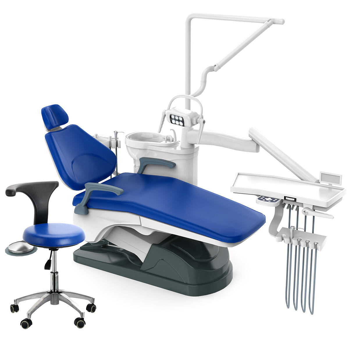 Dental Unit Chair Integral Computer Controlled/22L Autoclave Sterilizer Class B