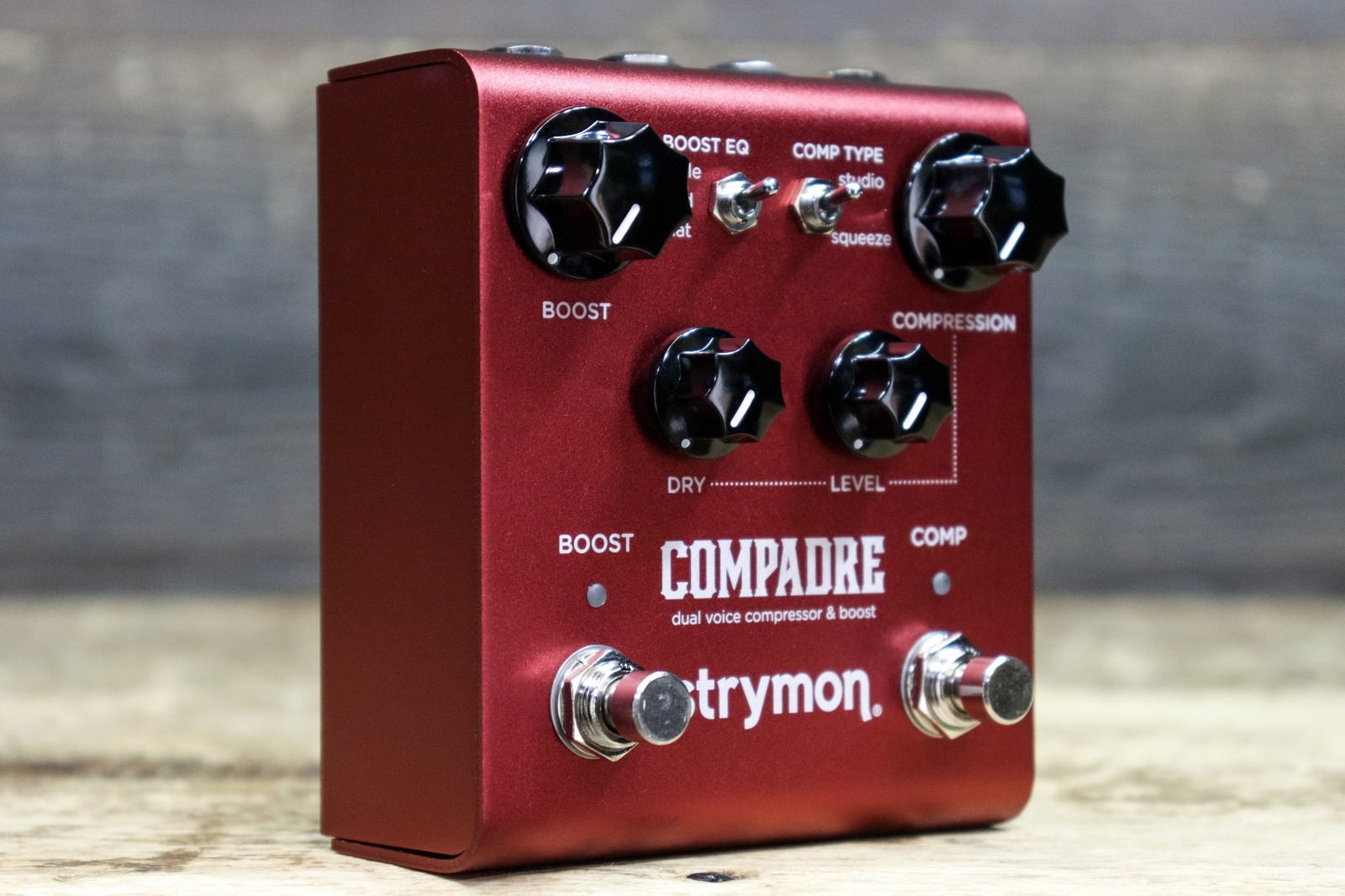 Strymon Compadre Dual Voice Compressor & Boost Analog VCA Circuits Effect Pedal