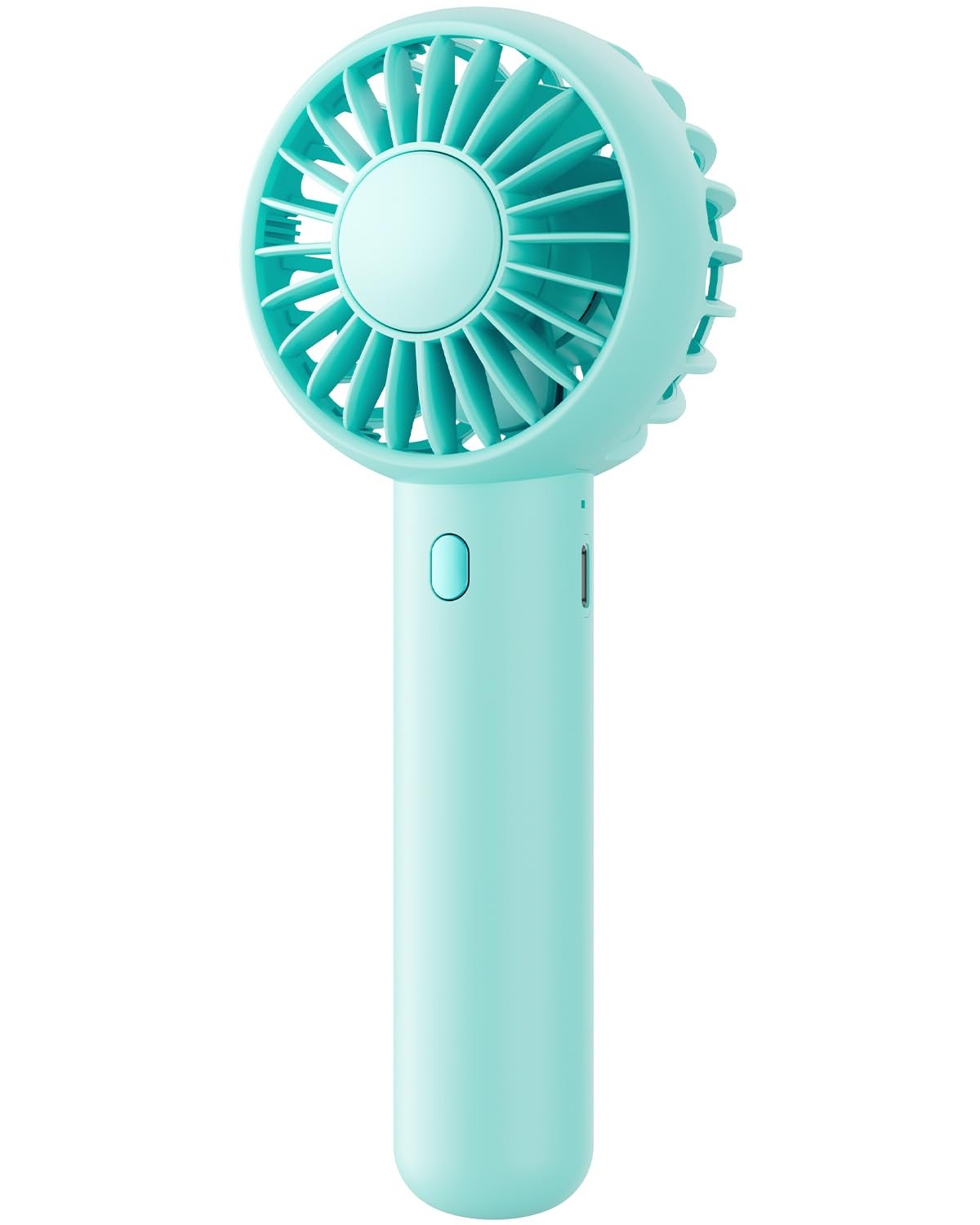 Portable Fan USB Rechargeable 3 Speed Lightweight Desktop Handheld Green Gaiatop