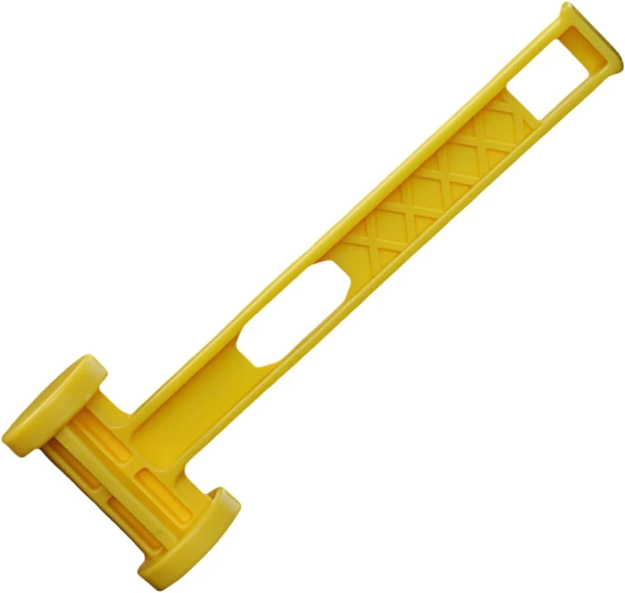 Ultralight PE Camping Hammer with Stake Puller Hole Multifunctional Portable Too