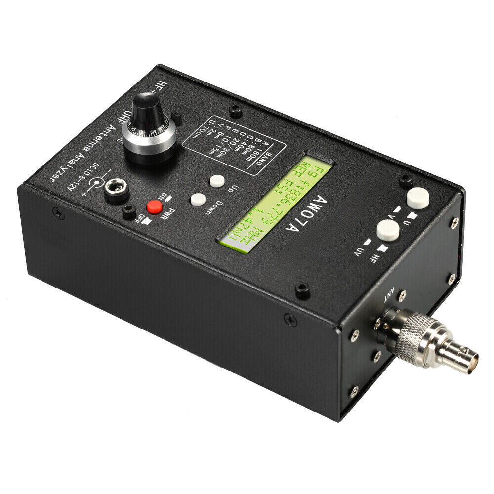 AW07A HF/UHF/VHF 160M 490Mhz Impedance SWR Antenna Analyzer Shortwave Ham Radio