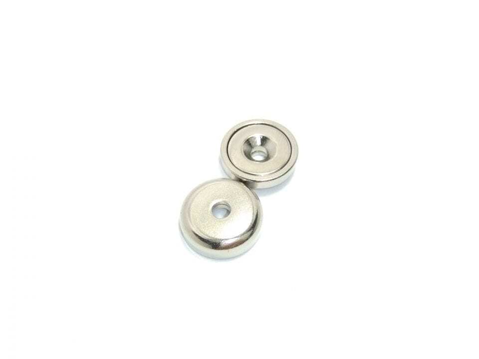 Neodymium Magnet Pot N35H A16 - Price is per magnet