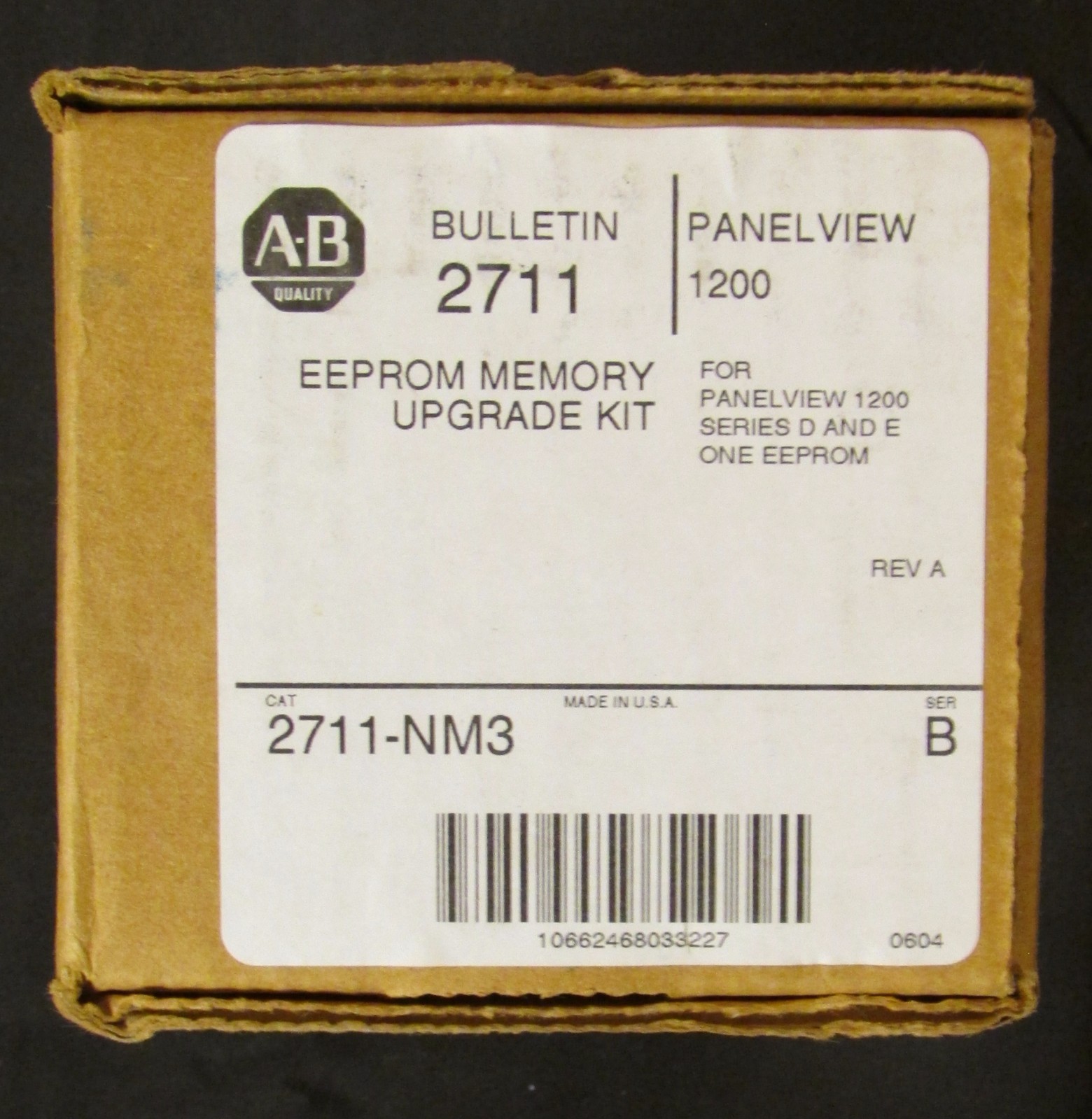 ALLEN BRADLEY 2711 NM3 Panel View 1200 EEPROM Memory Upgrade Kit Module