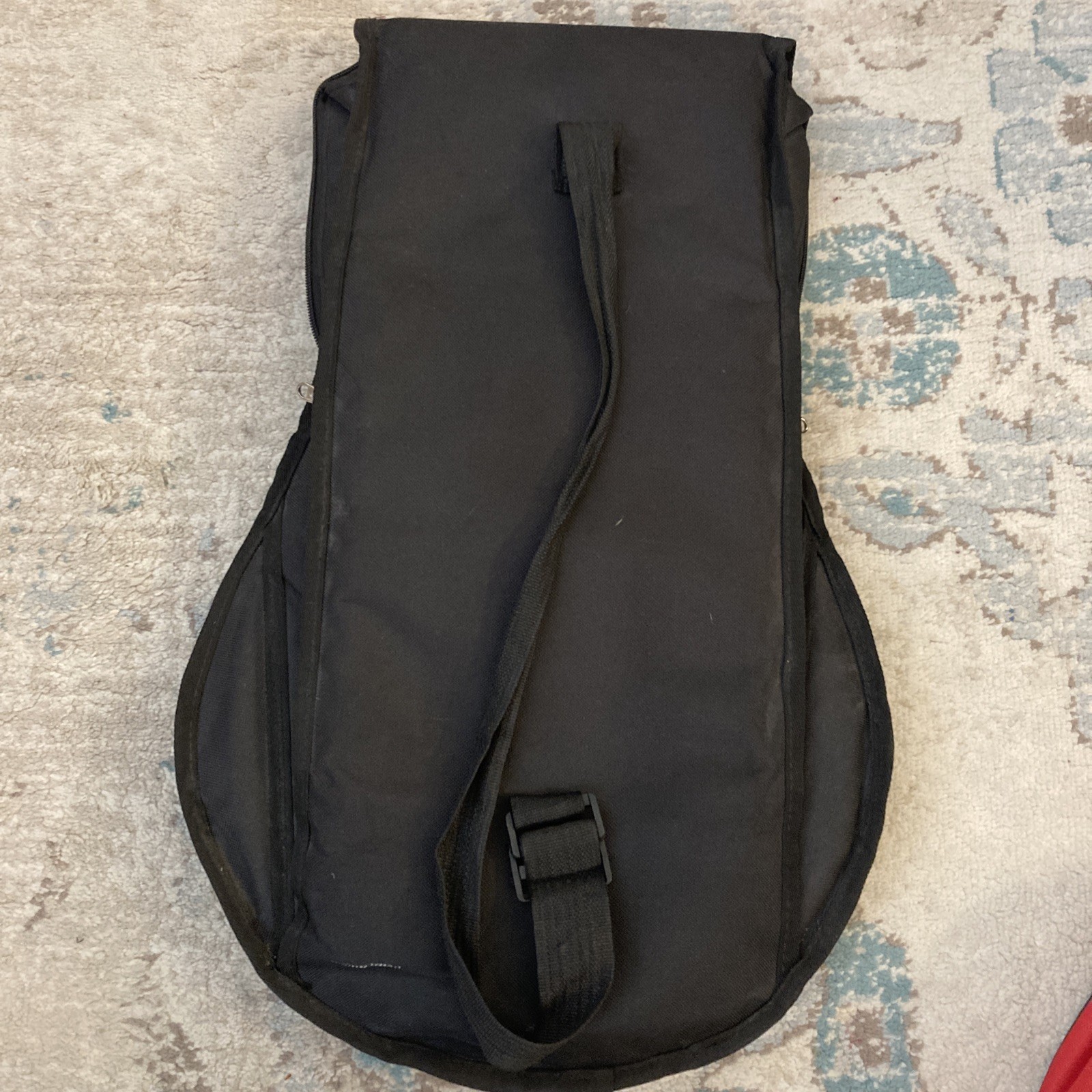 Practice Drum Pad 2 Bags Backpack 12 Inch & Snare Bag Red NICE + 2 drum keys