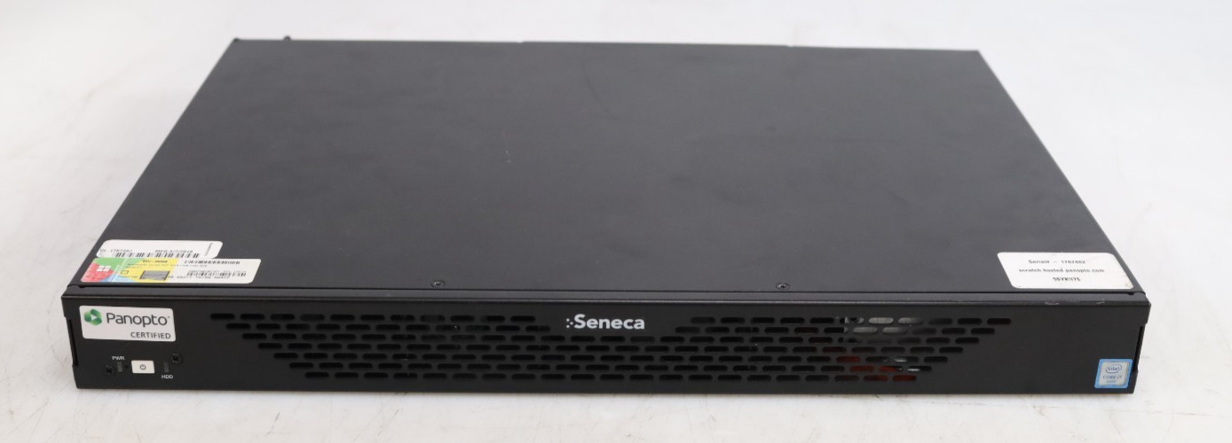 Seneca Video Capture Appliance 1U-VM-SERV Intel i7-6700 8GB No HDD AC Adapter