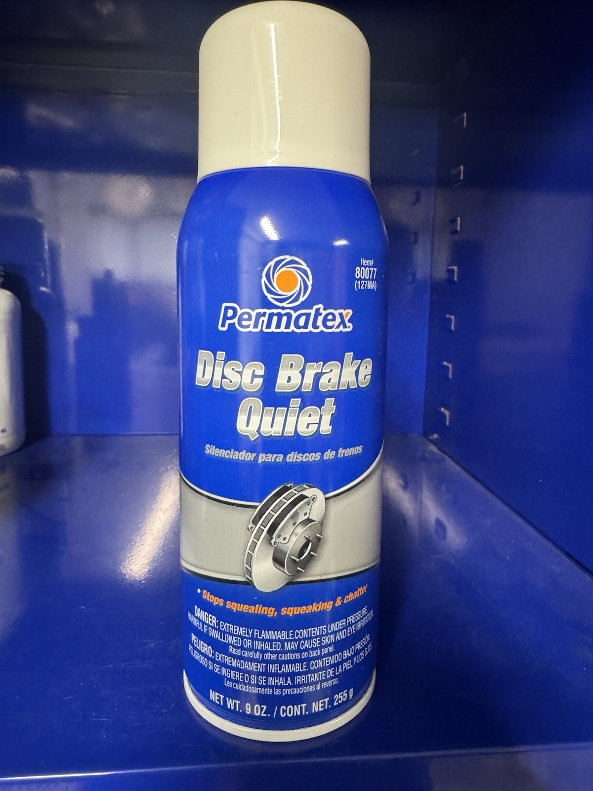 Permatex 80077 Disc Brake Quiet, 9 Oz. Net Aerosol Can