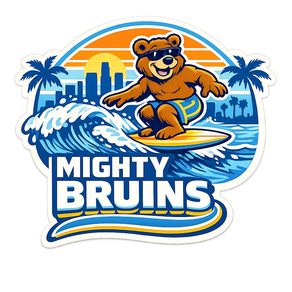 UCLA "Mighty Bruins" Custom Sticker