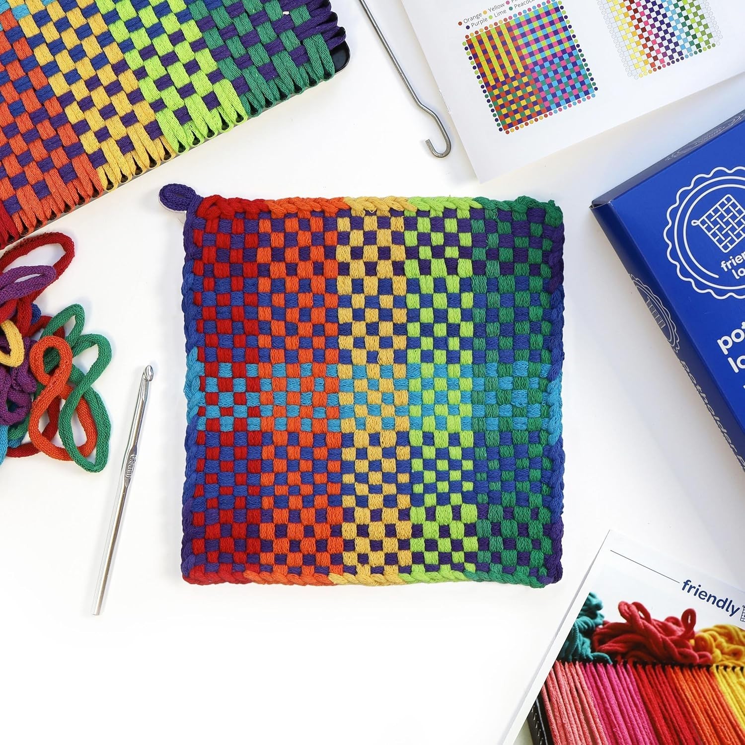 Colorful Handmade Potholder Weaving Kit