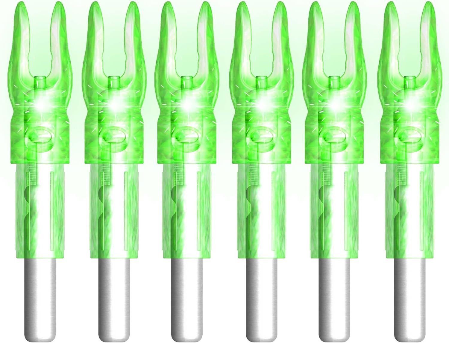 6PCS G X H S GT Led Lighted Nocks for Arrows with .165 .204 .233 .244 .246 insid