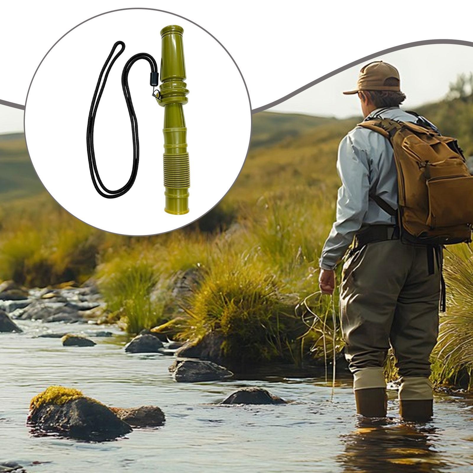 Deer Call Whistle Outdoor Gear with Lanyard  Lightweight Effective Hunters Lures