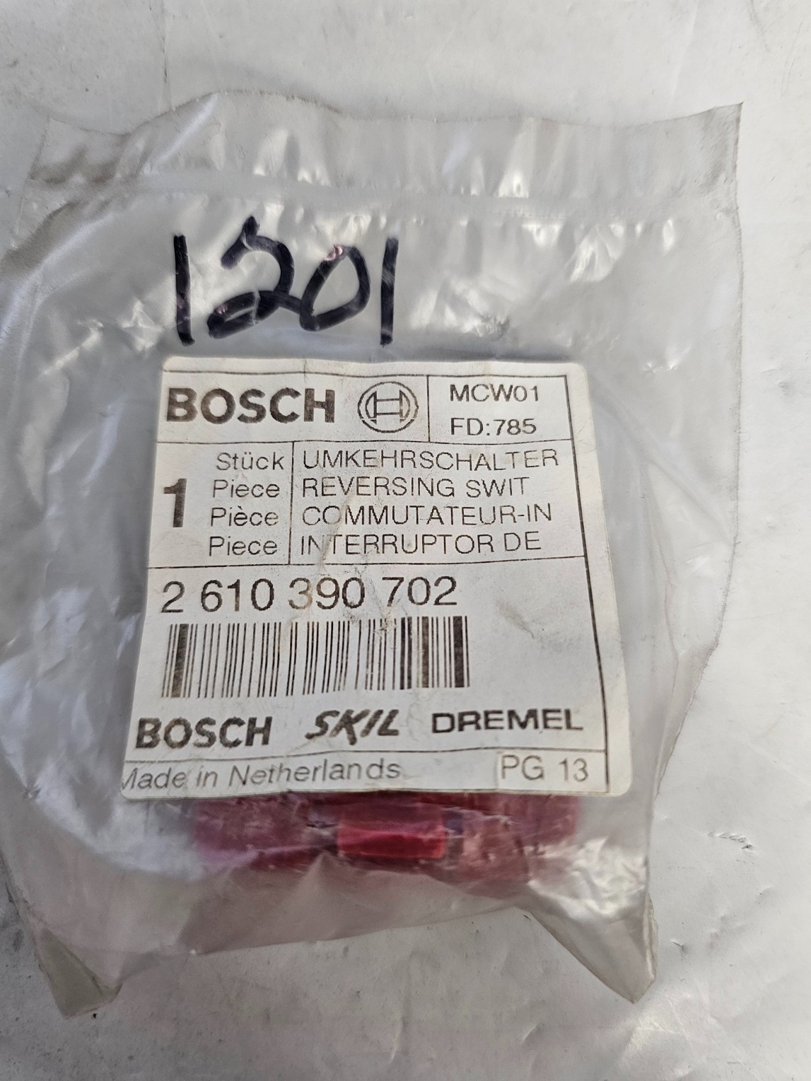 GENUINE OEM REVERSING LEVER 2610390702