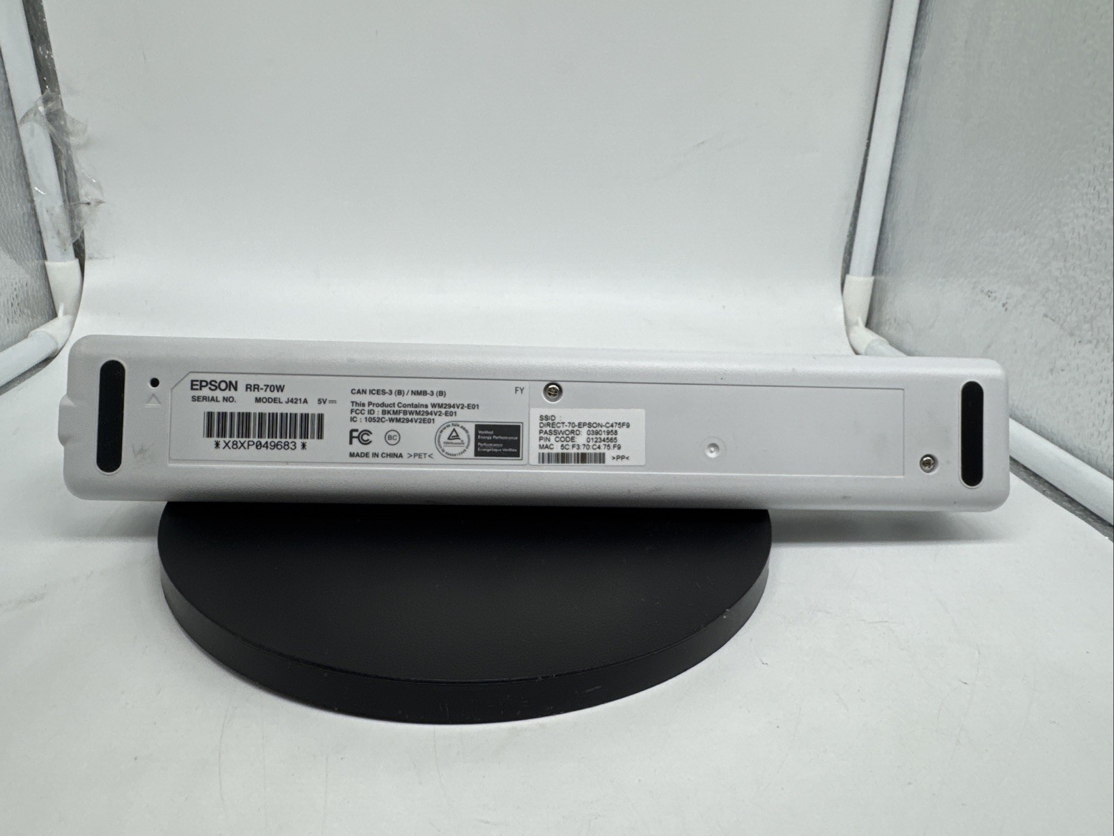 Epson Rapid Receipt RR-70W Wireless Receipt & Document Scanner