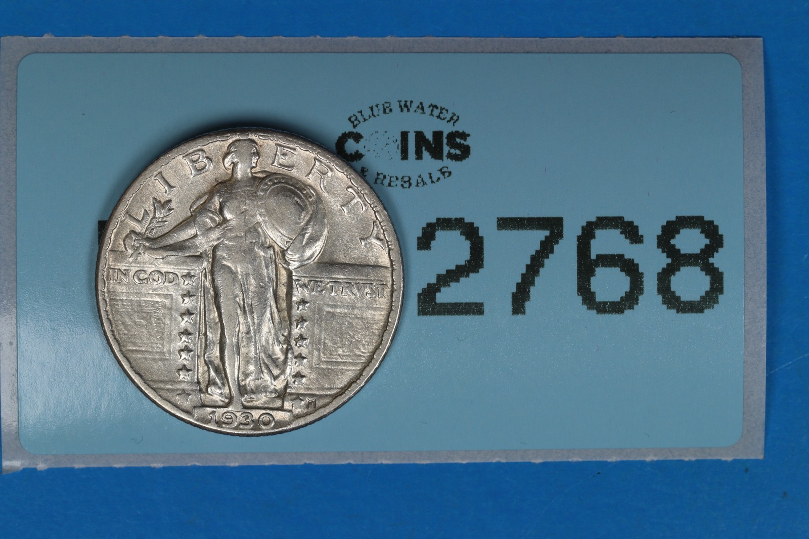 1930 25C STANDING LIBERTY SILVER QUARTER DOLLAR US Type Coin US Type RAW-2768