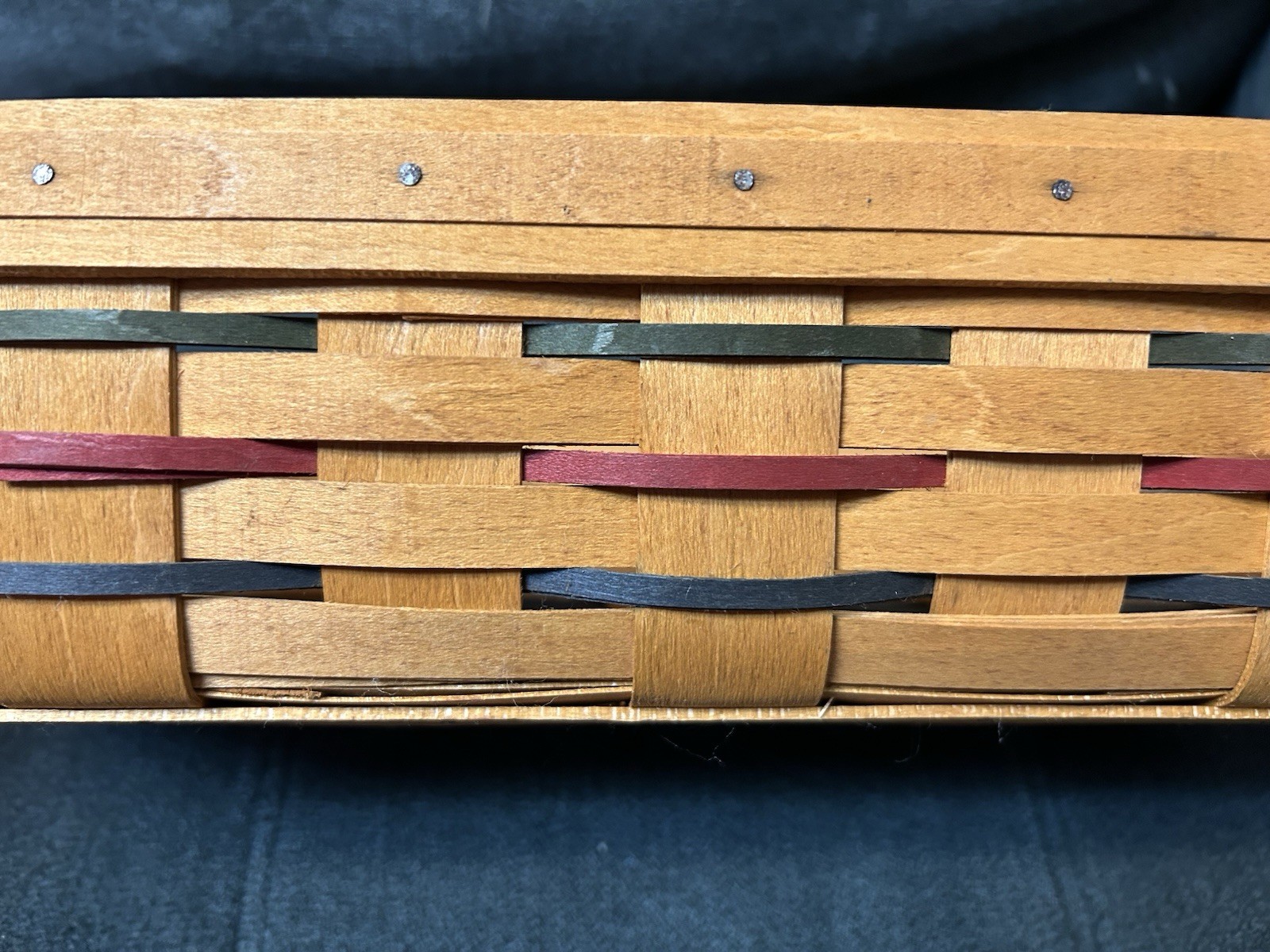 Longeberger Basket. Rectangular 14.5” X 7.5” X 4”.