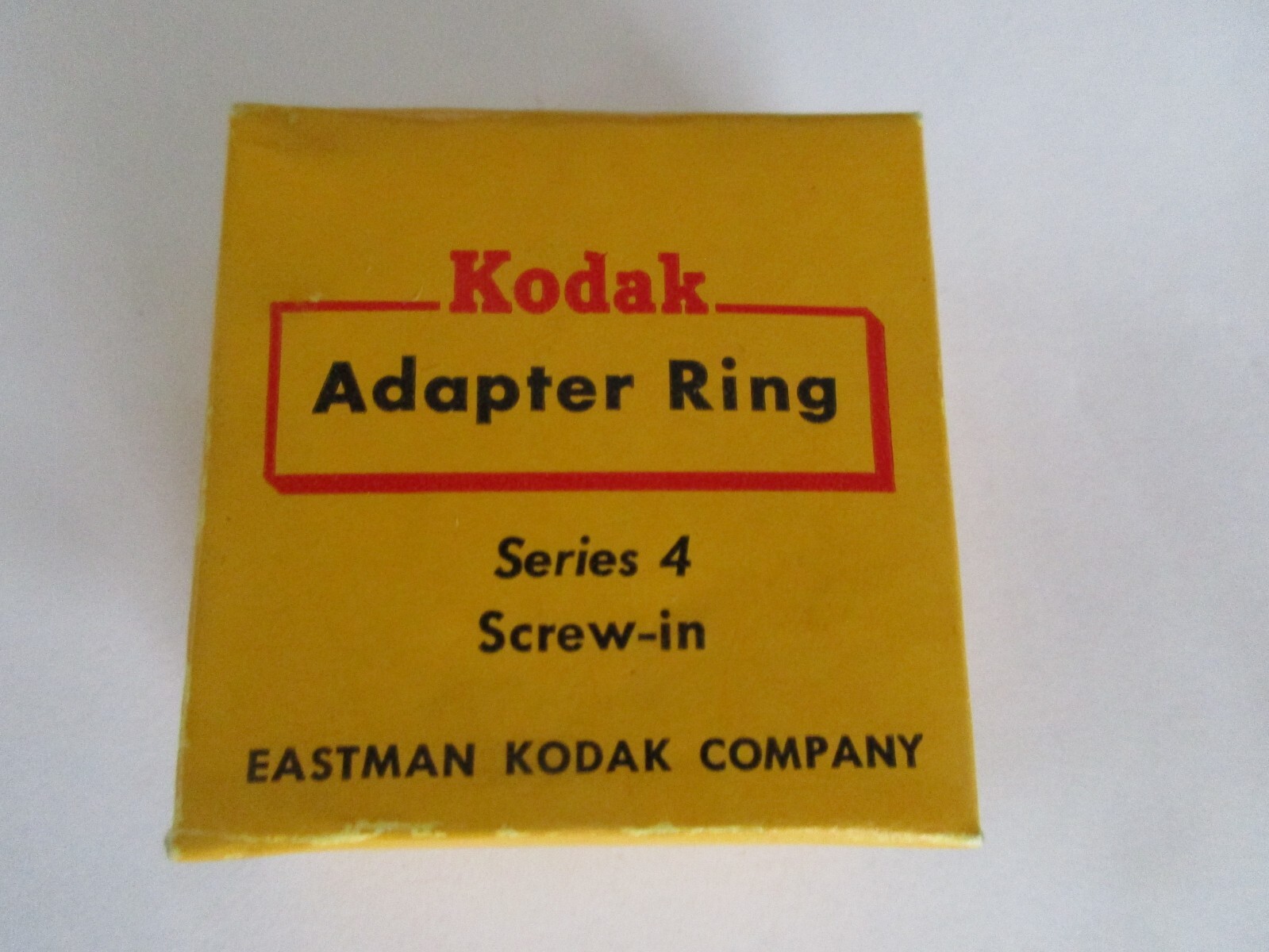 Kodak Series 4 Adapter Ring Screw-in  No 44 Plastic Case & box