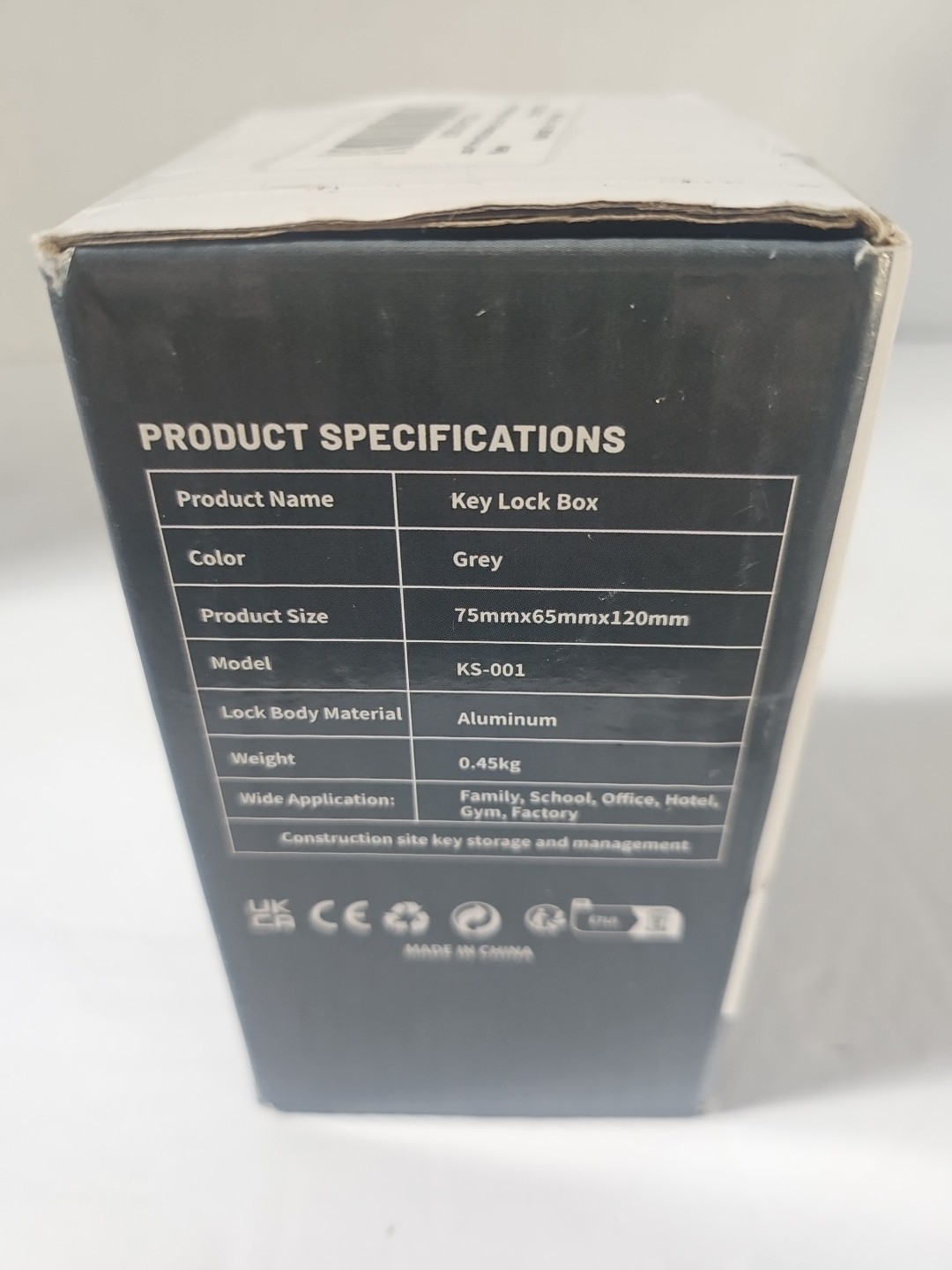 Combination Lock Box Grey Hide A Key