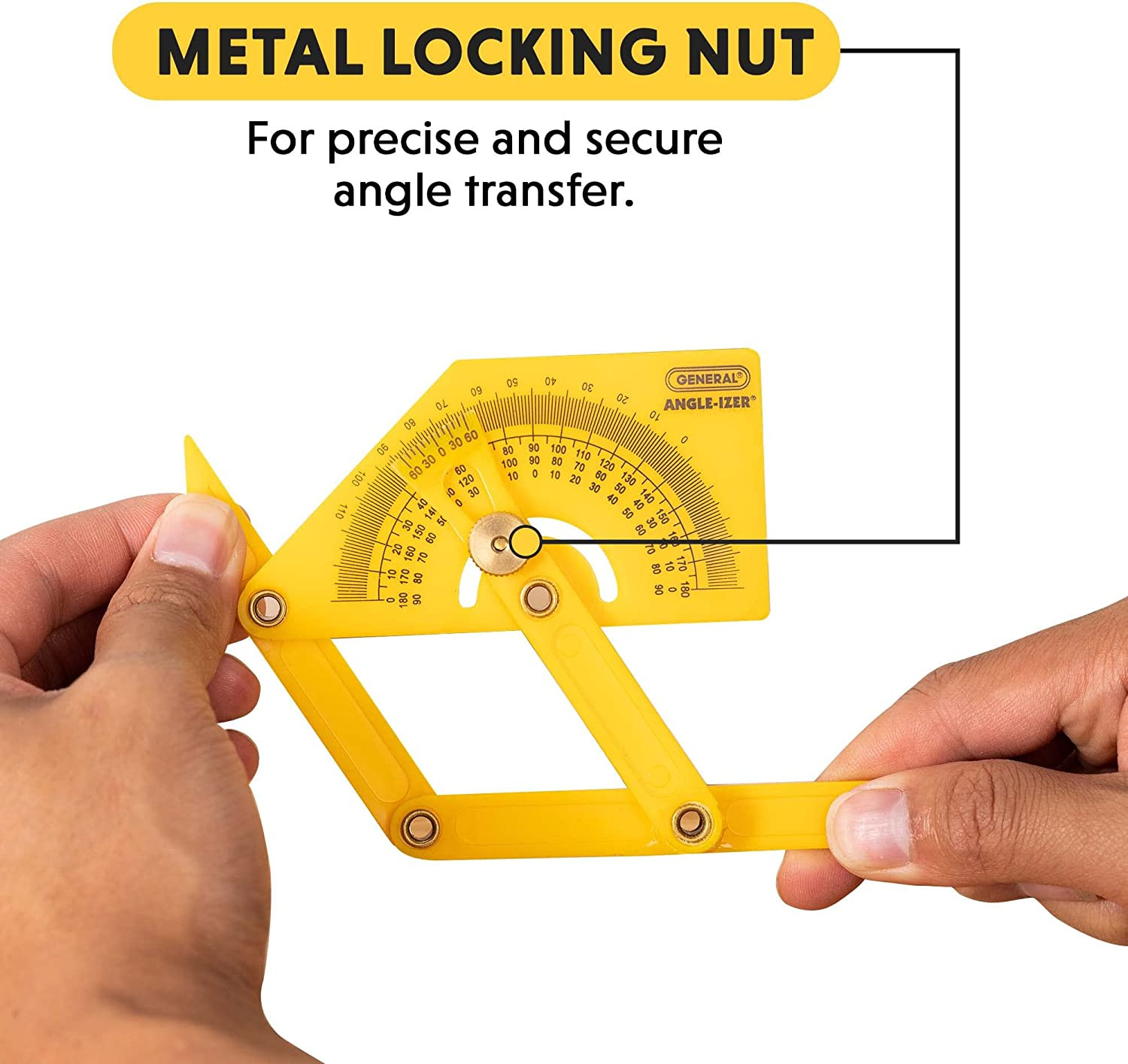 29 Plastic Protractor and Angle Finder, Outside, Inside, Sloped Angles, 0° to 18