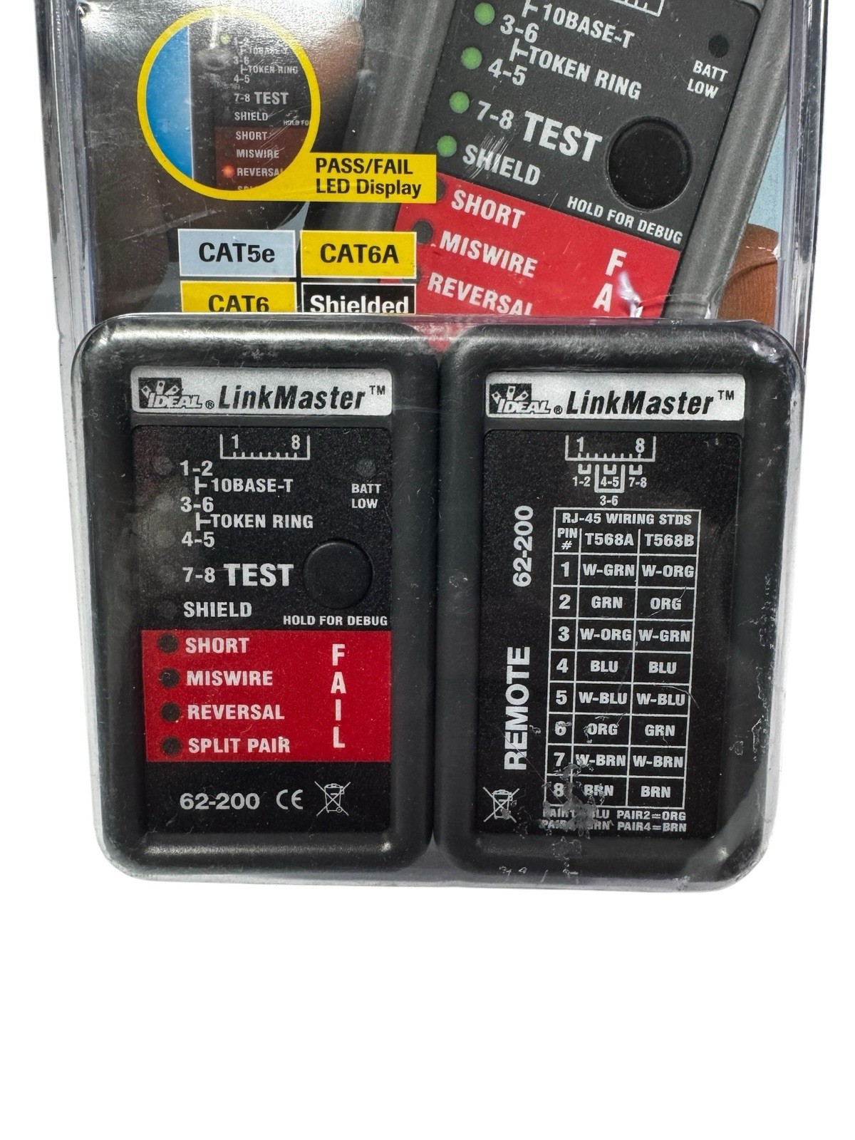IDEAL 62-200 LINKMASTER UTP/STP WIREMAPPER AND TESTER