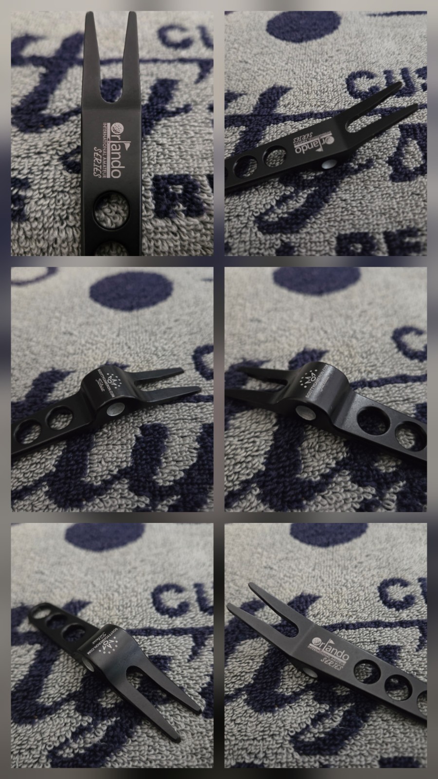 Rare Scotty Cameron/Titleist Black Orlando Series Divot Pivot Repair Tool⛳⛳GREAT