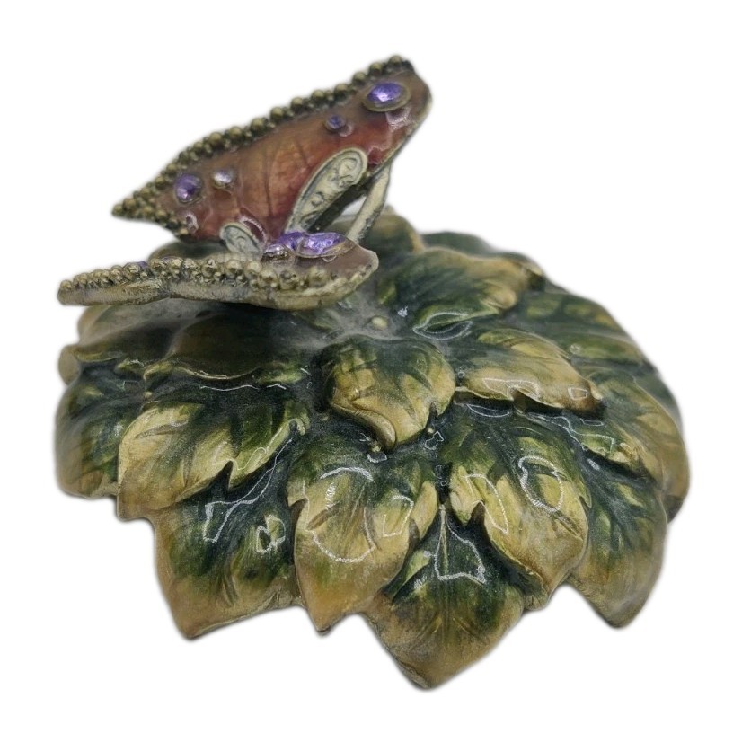 Fluttering Butterfly Trinket Box Lid Replacement