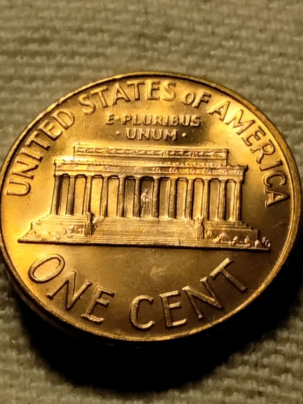 1968 D Lincoln Cent Misaligned Die Struck Thru Errors
